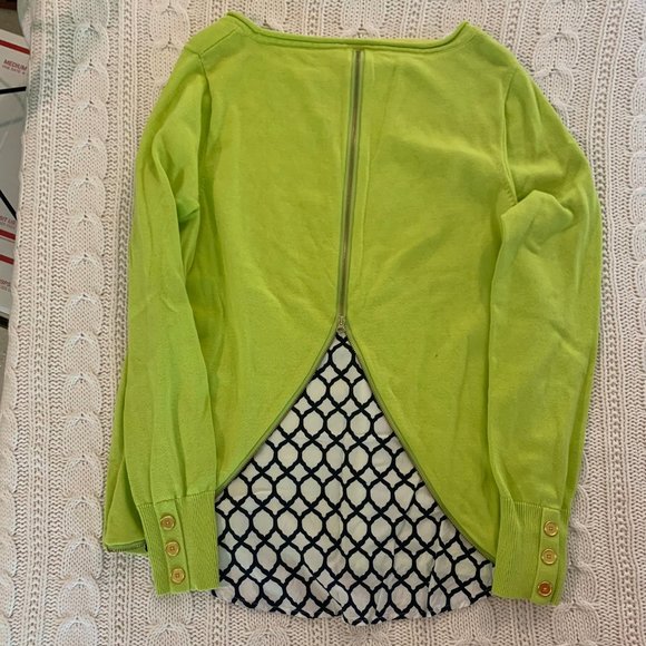 Crown & Ivy Lime Green Sweater - Picture 4 of 6